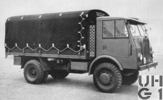 FBW AX 40, 5t 4x4 Brücke mit Verdeck